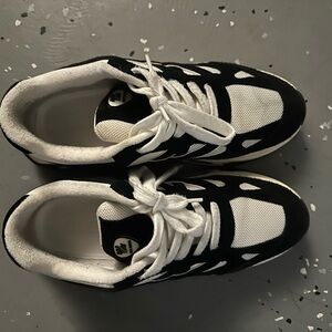 Steven Madden Black and White Sneakers